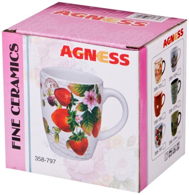 Кружка "лимоны" 300 мл. Agness (358-1359)