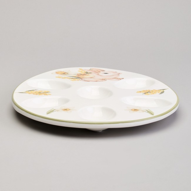 Блюдо для 6 яиц agness "sunday" 26*20*2.5 см Agness (358-2313)