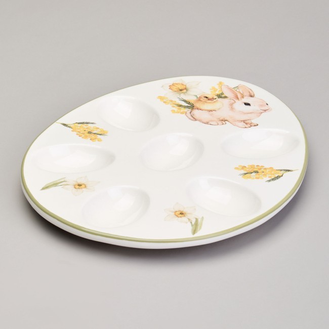 Блюдо для 6 яиц agness "sunday" 26*20*2.5 см Agness (358-2313)