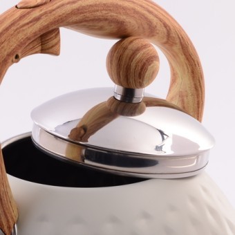 Чайник со свистком белый 2,5 л нерж/ст/пластик Mayer&Boch (40654)