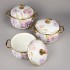 Набор кастрюль agness эмалированных серия "irises", 6пр. 2,1л, 2,8л и 3,8л Agness (950-607)