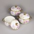 Набор кастрюль agness эмалированных серия "irises", 6пр. 2,1л, 2,8л и 3,8л Agness (950-607)