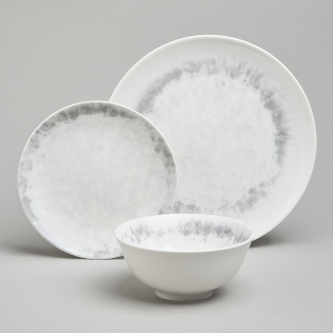 Набор обеденный bronco "daily" на 4 персоны 12 предметов серый Bronco (576-1008)