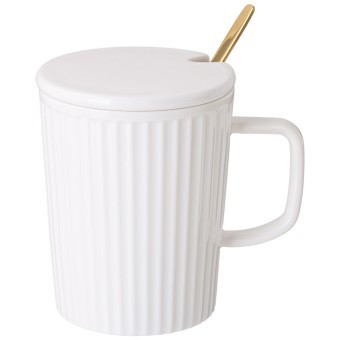 Кружка lefard "herbal" с крышкой и металл. ложкой 350 мл Lefard (42-481)