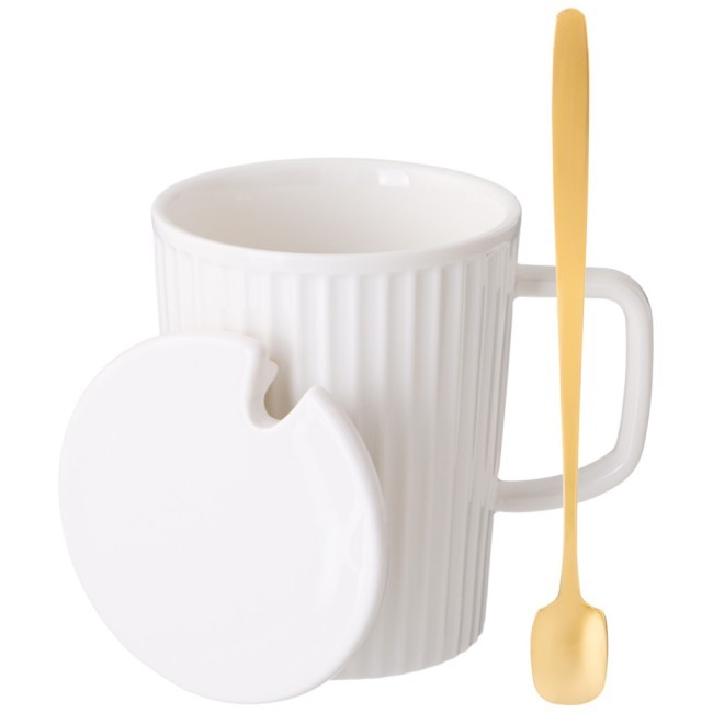 Кружка lefard "herbal" с крышкой и металл. ложкой 350 мл Lefard (42-481)