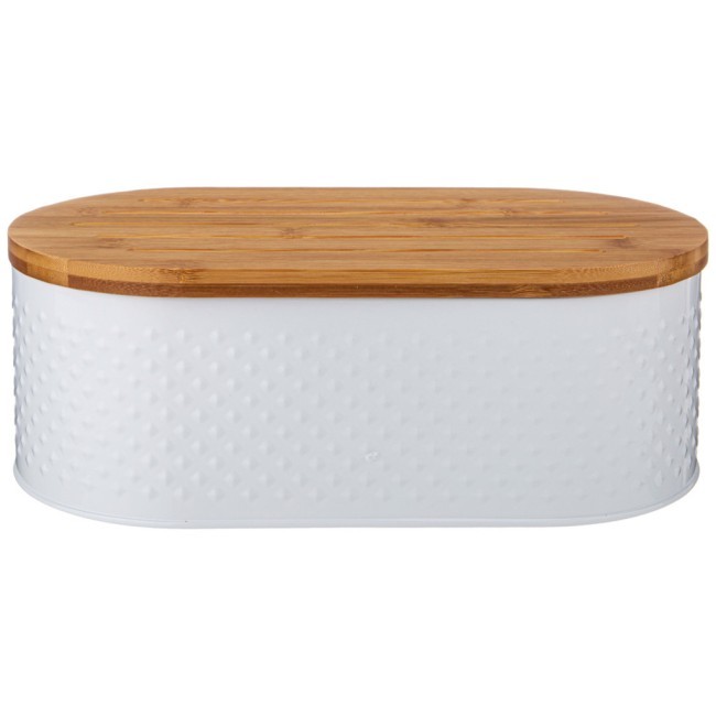 Хлебница agness 33,8х18х12см с 2-мя банками д/сып. прод. d10см, h11см, white Agness (938-075)