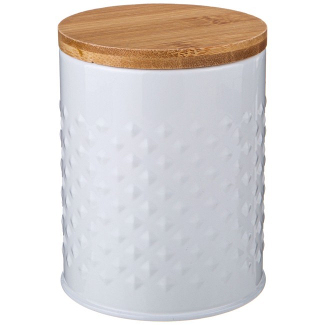 Хлебница agness 33,8х18х12см с 2-мя банками д/сып. прод. d10см, h11см, white Agness (938-075)