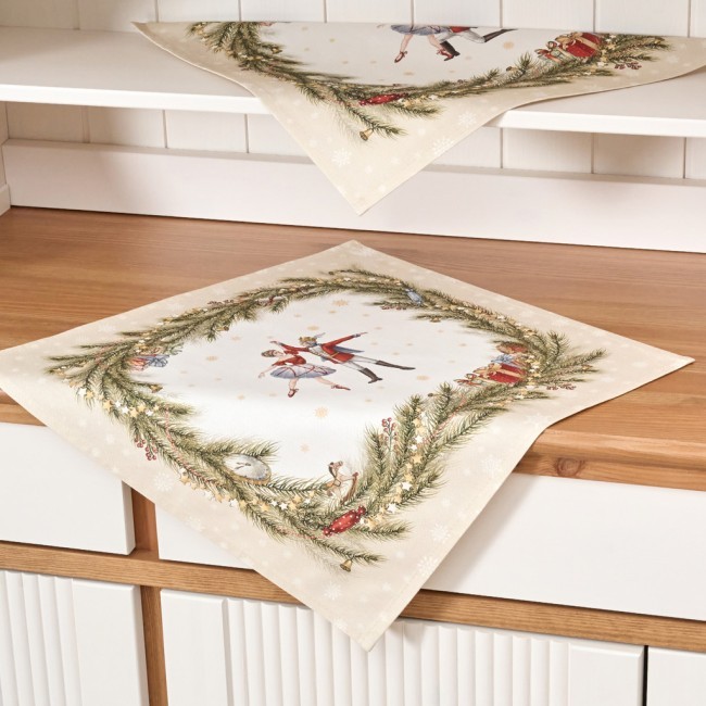 Набор салфеток из 2-х шт "щелкунчик",40х40см ,100% хлопок Lefard (850-757-8)