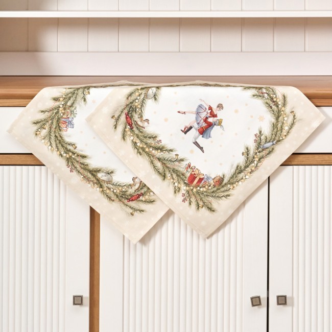 Набор салфеток из 2-х шт "щелкунчик",40х40см ,100% хлопок Lefard (850-757-8)