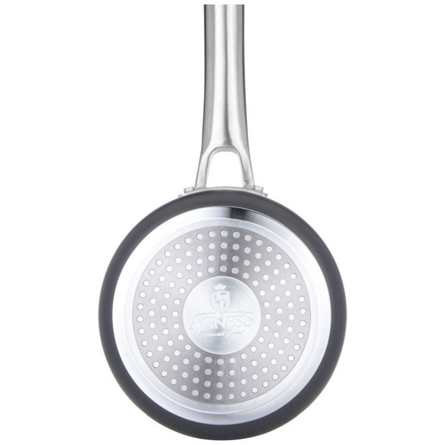 Ковш с крышкой 1,4л "chef"agness 16*7,5см, анодированный алюминий,3х слойное покрытие daikin Agness (947-105) Ковш с крышкой 1,4л "chef"agness 16*7,5см, анодированный алюминий,3х слойное покрытие daikin Agness (947-105)