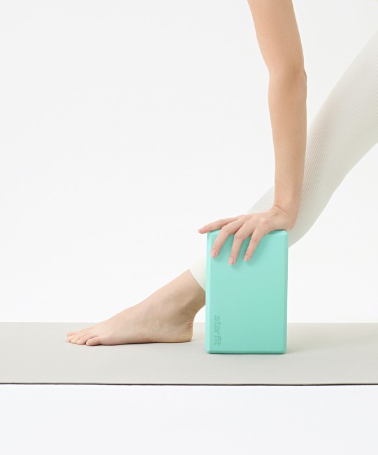 Блок для йоги STARFIT YB-200 EVA, мятный (2113198)