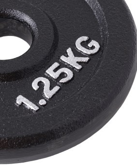 Диск чугунный Starfit BB-204 d=26 мм, черный, 1,25 кг (998409) Диск чугунный Starfit BB-204 d=26 мм, черный, 1,25 кг (998409)