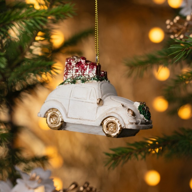 Статуэтка "машинка с подарками" 8*5*6 см Lefard (162-1321)