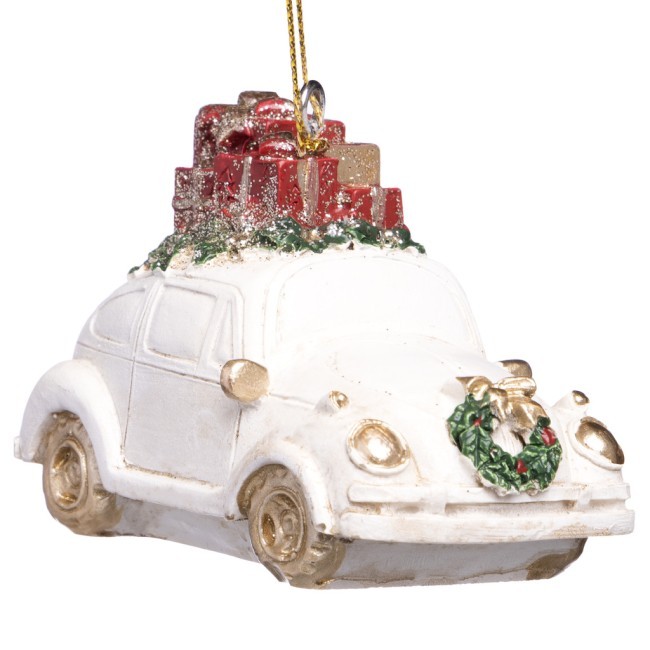 Статуэтка "машинка с подарками" 8*5*6 см Lefard (162-1321)