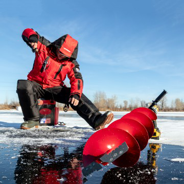Ледобур Тонар Buran 150R (диаметр 150 мм) правый, прямые ножи LB-150R (84544)