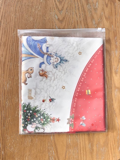 Скатерть "с новым годом" 110х140см ,красный, 100% хлопок,твил пропитка Lefard (850-763-20) Скатерть "с новым годом" 110х140см ,красный, 100% хлопок,твил пропитка Lefard (850-763-20)