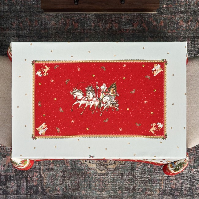 Скатерть "с новым годом" 110х140см ,красный, 100% хлопок,твил пропитка Lefard (850-763-20) Скатерть "с новым годом" 110х140см ,красный, 100% хлопок,твил пропитка Lefard (850-763-20)