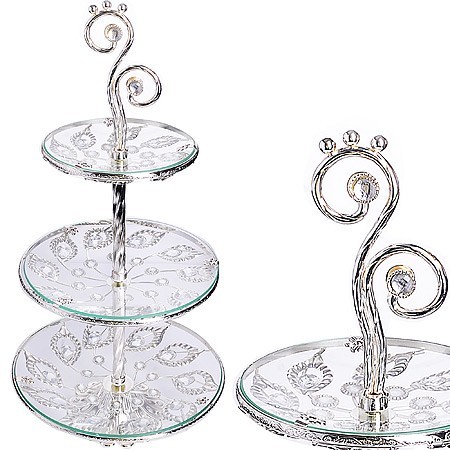 Конфетница 3-х ярусная 30х30х57см Mayer&Boch (30831) Конфетница 3-х ярусная 30х30х57см Mayer&Boch (30831)