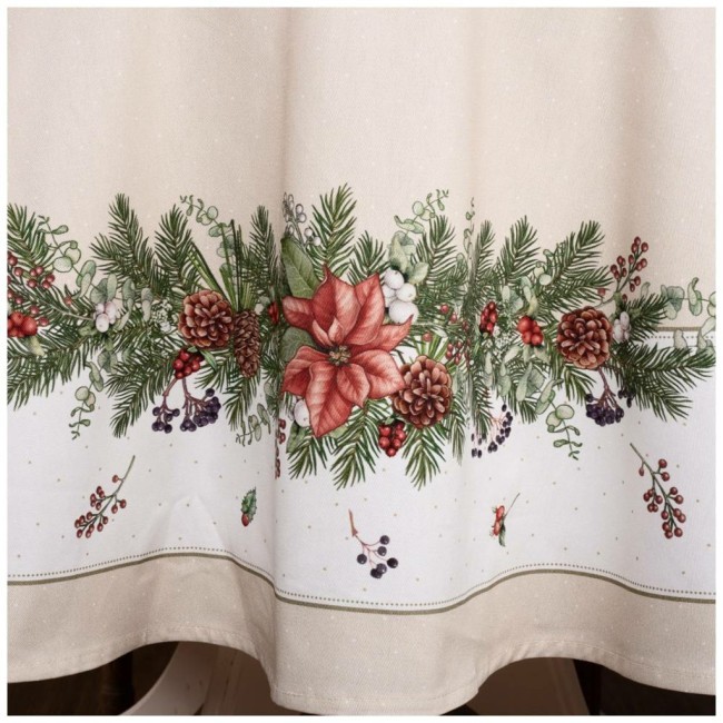 Скатерть круглая "celebration" 190см ,бежевый, 100% хлопок,твил,горох пропитка Lefard (850-734-22) Скатерть круглая "celebration" 190см ,бежевый, 100% хлопок,твил,горох пропитка Lefard (850-734-22)