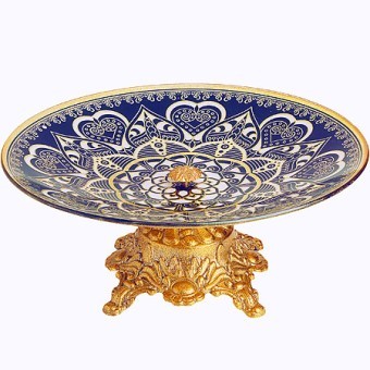 Сахарница с крышкой стекло (130-2)