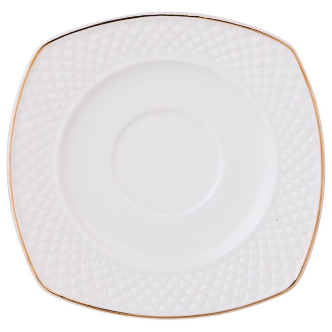 Чайный сервиз  lefard "диаманд голд" на 6 пер. 15 пр. 1100/220/220/220 мл Lefard (359-296)