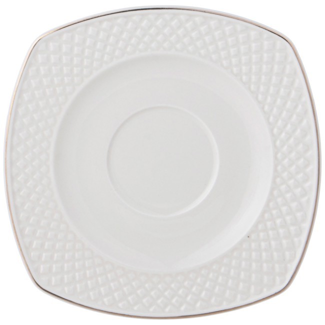 Чайный сервиз  lefard "диаманд голд" на 6 пер. 15 пр. 1100/220/220/220 мл Lefard (359-296)