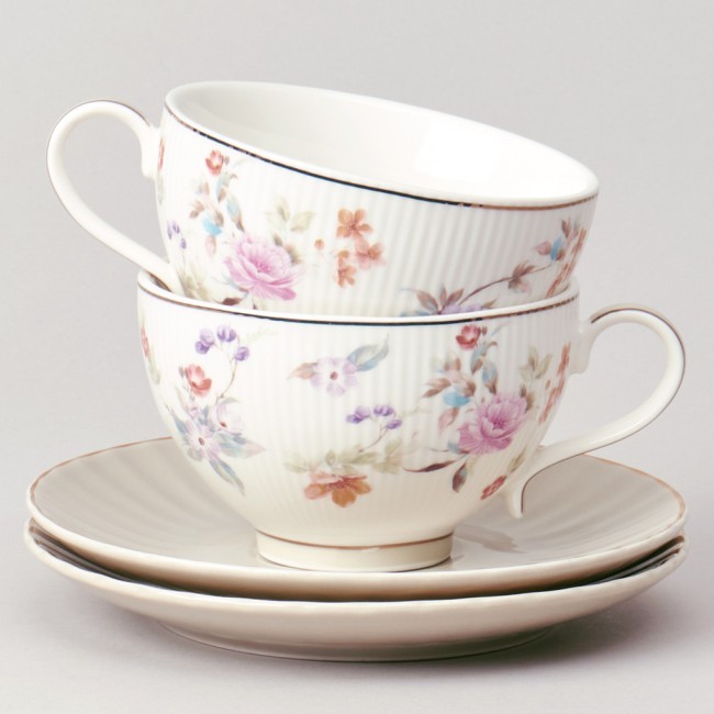 Чайный набор lefard "времена года" на 2 пер. 4 пр. 250 мл серый Lefard (42-574)