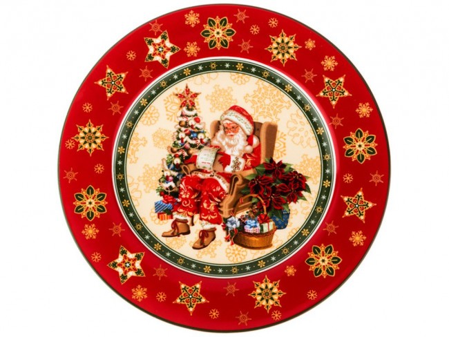 Тарелка "christmas collection" диаметр=21 см высота=1,6 см Lefard (586-318)
