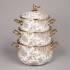 Набор кастрюль agness эмалированных серия "royal garden", 6пр. 2,1л, 2,8л и 3,8л Agness (950-605)