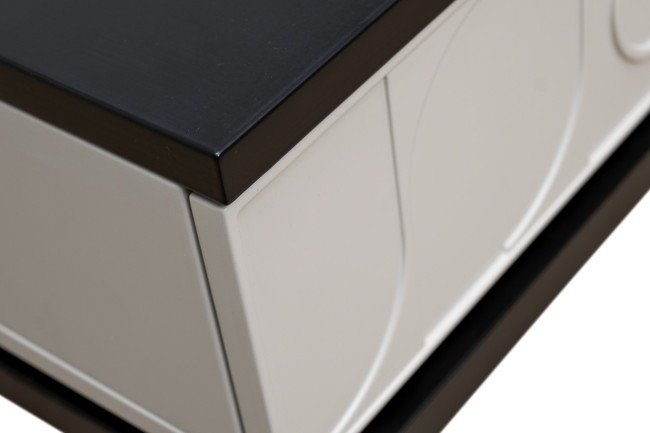 Тумбочка прикроватная Spinola черно/серая 60*40*50см (TT-00011888) Тумбочка прикроватная Spinola черно/серая 60*40*50см (TT-00011888)