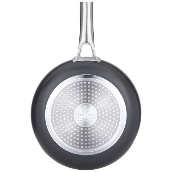 Сковорода c антипригар. 3х слойным покрыт. daikin, серия "chef" agness 22*4.5cm, анодирован.алюминий Agness (947-106) Сковорода c антипригар. 3х слойным покрыт. daikin, серия "chef" agness 22*4.5cm, анодирован.алюминий Agness (947-106)