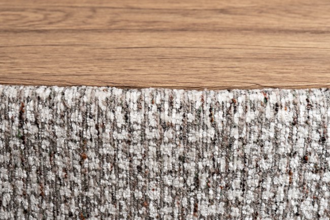 Столик прикроватный мягкий Runa шенилл серая Seppia Ser 49*49*27см (TT-00016137)