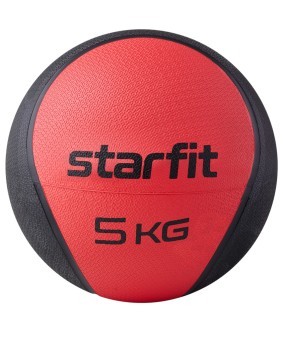 Медбол высокой плотности STARFIT GB-702, 5 кг, красный (1007343)