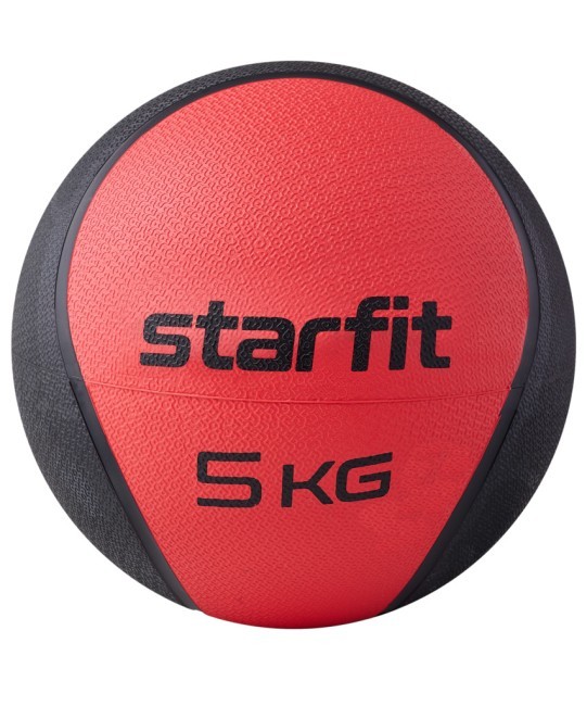 Медбол высокой плотности STARFIT GB-702, 5 кг, красный (1007343)