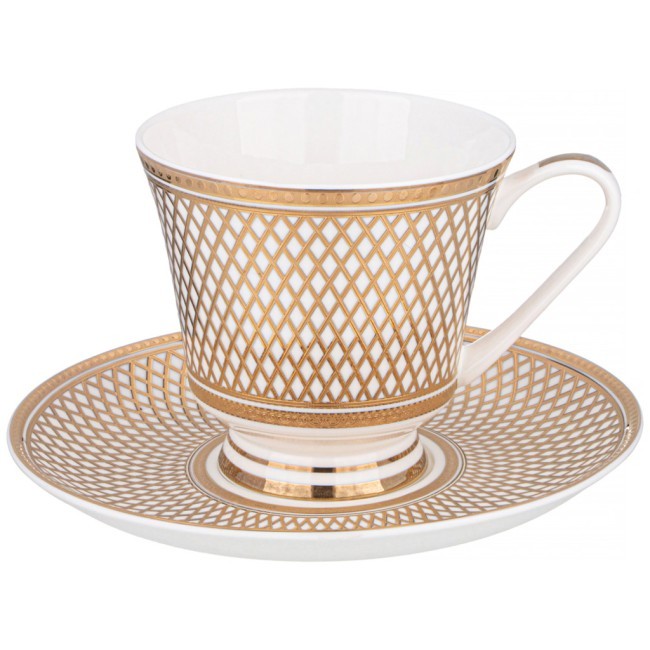 Чайный набор lefard "золотая сетка" hа 6 пер. 12 пр. 270 мл Lefard (770-231)