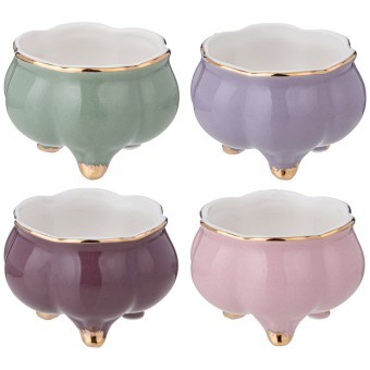 Набор розеток lefard "lilac" 4 шт. 5*5*4 см Lefard (760-809)