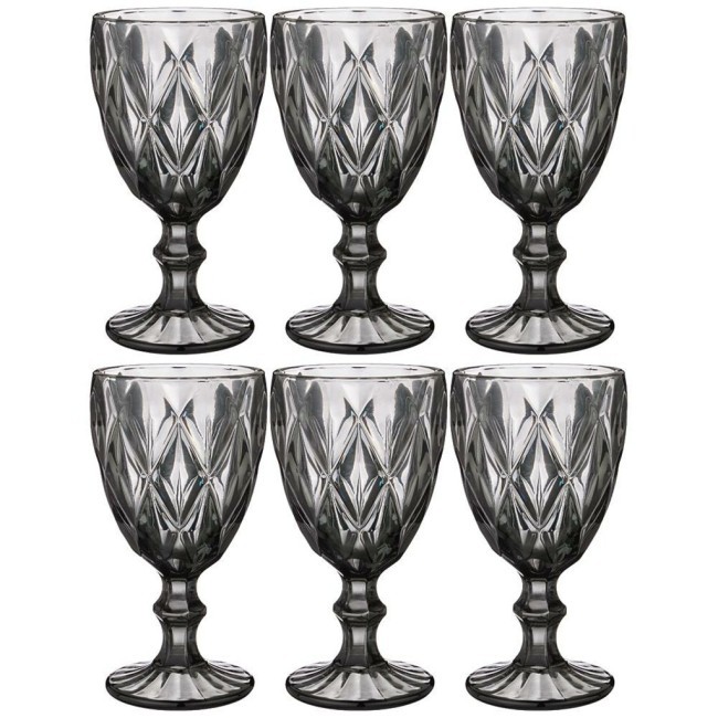 Набор бокалов для вина "ромбо" 6шт. серия "muza color" 320мл. / в=17 см. Lefard (781-121) Набор бокалов для вина "ромбо" 6шт. серия "muza color" 320мл. / в=17 см. Lefard (781-121)