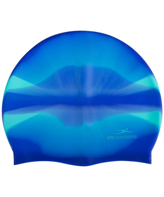 Шапочка для плавания 25DEGREES Helion Navy/green, силикон (1435878)