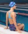 Шапочка для плавания 25DEGREES Helion Navy/green, силикон (1435878)