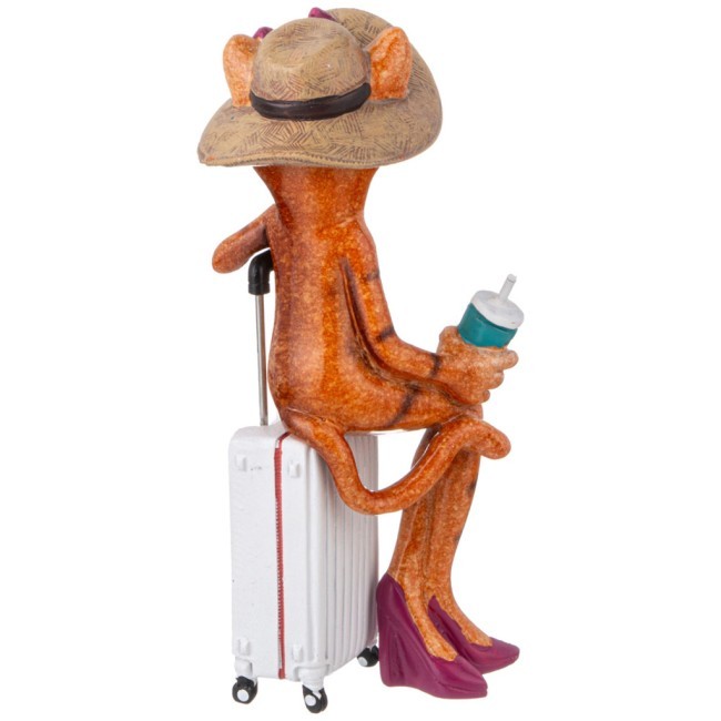 Фигурка декоративная "кошка-путешественница" 7,5х7х17,3 см Lefard (146-2095)