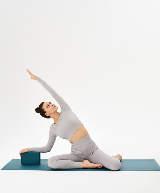 Блок для йоги STARFIT YB-200 EVA, изумрудный (2113205)