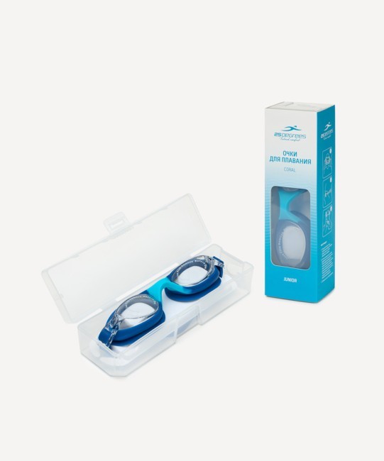 Очки для плавания 25DEGREES Coral Navy/Blue, детский (2109214) Очки для плавания 25DEGREES Coral Navy/Blue, детский (2109214)