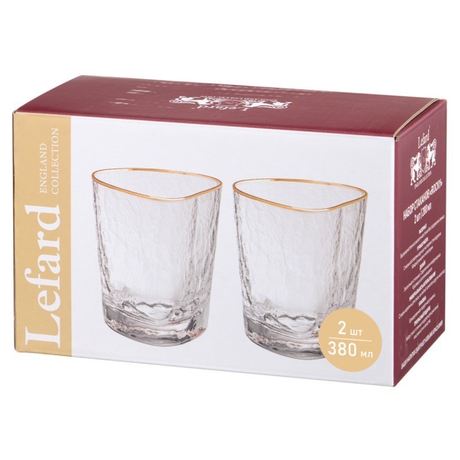Набор стаканов "rocky" из 2 шт. 380 мл Lefard (685-122) Набор стаканов "rocky" из 2 шт. 380 мл Lefard (685-122)