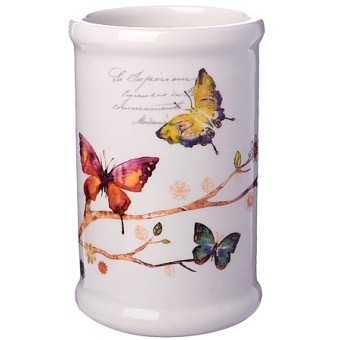 Подставка с кухонными приборами Бабочки в саду дол/дер/жел LR (60136) Подставка с кухонными приборами Бабочки в саду дол/дер/жел LR (60136)