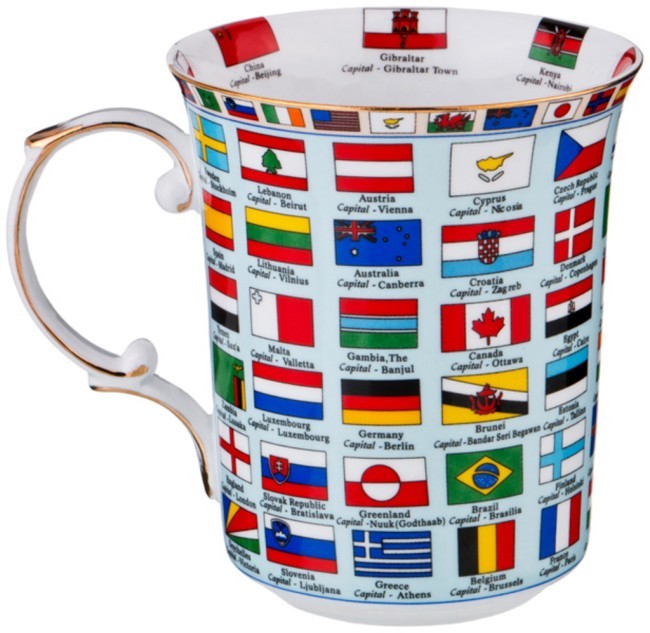 Кружка lefard "флаги стран мира" 500 мл Lefard (85-919)
