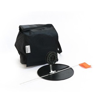 Набор жерлиц (10 шт) подставка 210 мм, катушка 75 мм, стойка алюминий 6-12-0018 (83765)