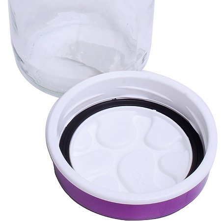 Емкость для сыпучих продуктов красный 660 млMB (80715)