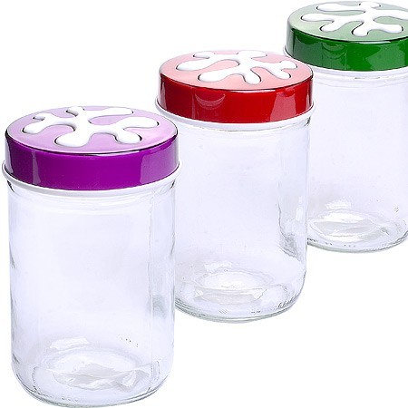 Емкость для сыпучих продуктов красный 660 млMB (80715)