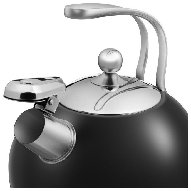 Чайник agness со свистком 3,2л, термоаккумулирующее дно, 304 сталь, индукция Agness (948-1003)