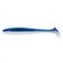 Виброхвост Helios Shaggy 3,35"/8,5 см, цвет Blue Sparkles & White 5 шт HS-16-026 (77764)